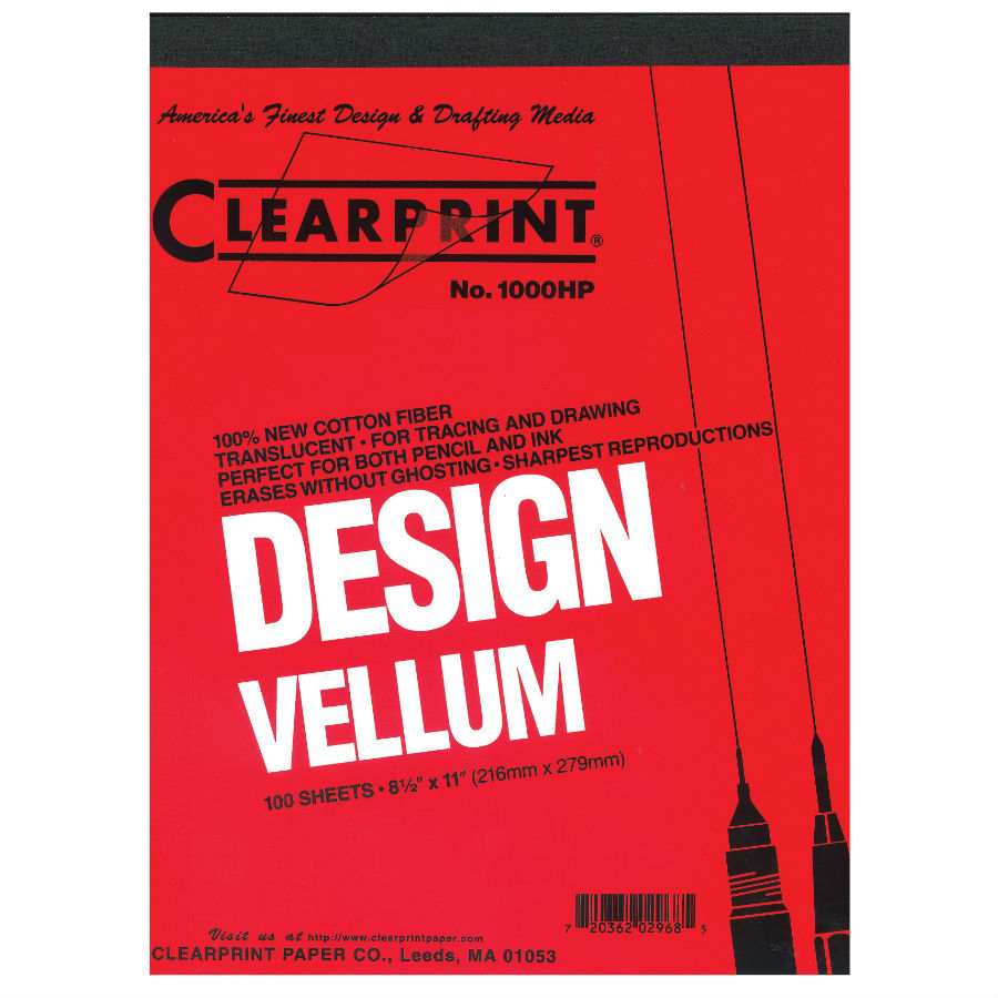 Clearprint 10x10 Grid Vellum Pads