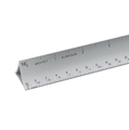 12" Hollow Aluminum L2R Architect Scale (Left to Right) Drafting Supplies, Ruling and Measuring Tools, Triangular Scales, Triangular Architectural Scales