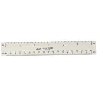 6" Four-Bevel Engineer Scale 