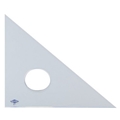 45/90 10" Professional Clear Acrylic Triangle - Straight Edge Drafting Supplies, Drawing Equipment, Drafting Triangles