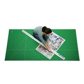 48" x 96" Extra-Large Professional Cutting Mat Drafting Supplies, Cutting Tools and Trimmers, Cutting Mats, Alvin Green and Black Cutting Mats