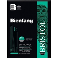 528-P White Drawing Bristol Pad - Smooth Surface Bienfang, Drafting Paper & Drawing Media, Drawing & Illustration, Bristol Boards and Pads, Smooth/Plate Bristol