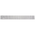 18" Clear Graphic Arts Ruler 