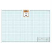 18 x 24 Vellum Sheets 1000HTS-8 - 8x8 Grid with Title Block - 100-Sheets 
