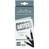 Artist Studio Graphite Pencils 12-Set 