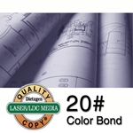 24" x 500 Roll - 20lb. GREEN Tint Bond - 3" Core - Carton of 2 
