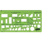 700R : Chartpak¼" Scale Computer Work Station Template
