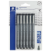 Pigment Liners - Set of 6 Pens - 308-9SBK6