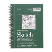 400 Series Recycled Sketch Paper  Drafting Paper & Drawing Media, Drawing & Illustration, Drawing & Sketch Paper,Drawing & Illustration, Sketchbooks & Art Journals, Wirebound Soft Cover Sketch Pads