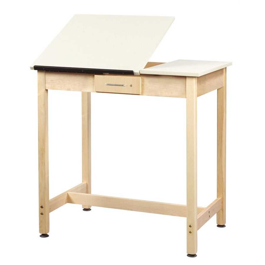 Diversified Woodcrafts 6 Drawer Split Top Drafting Table - DT-63SA