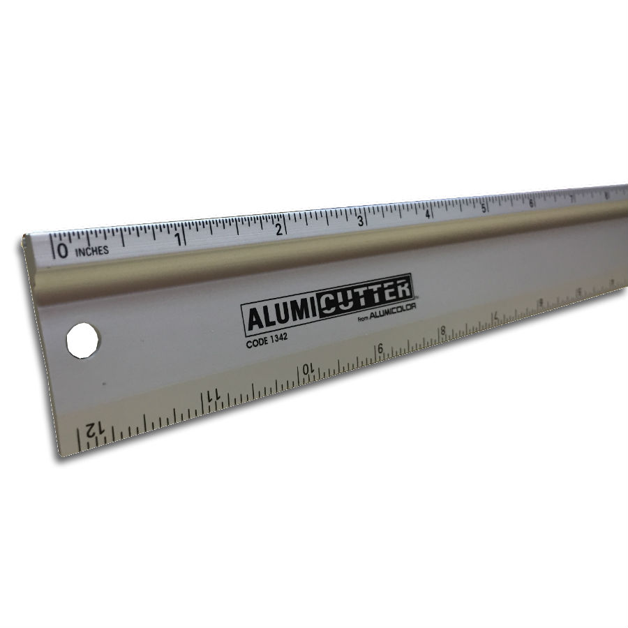 Alumicolor AlumiCutter Rulers 12" 