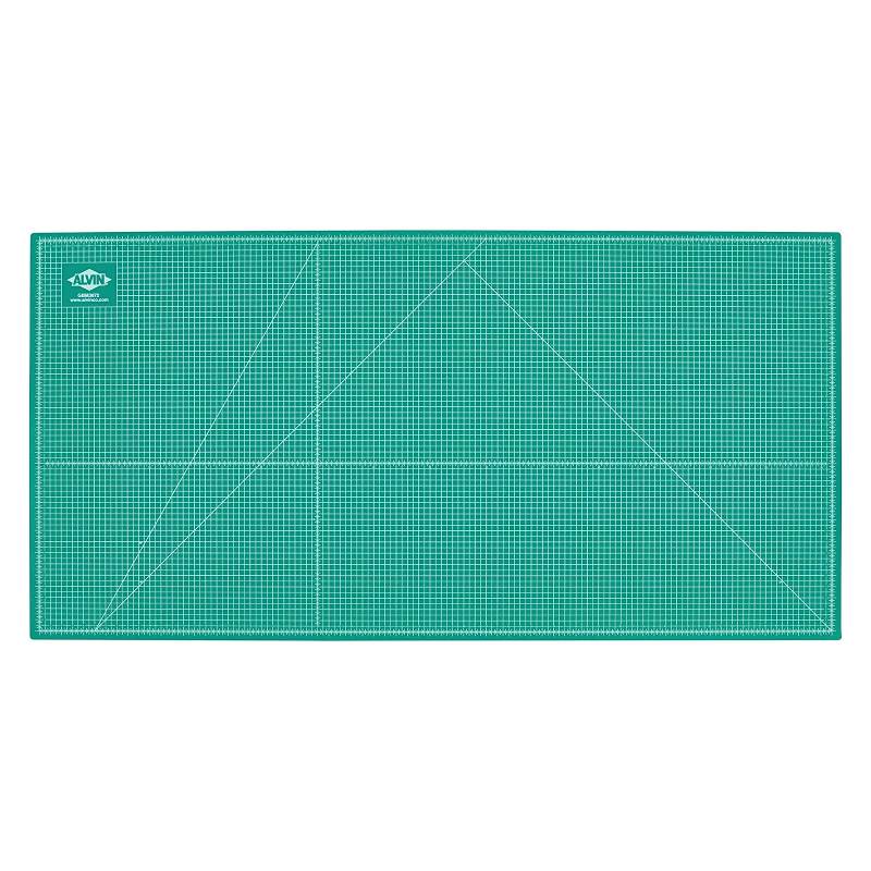 Alvin & Company alvin gbm0812 series professional self-healing cutting mat,  green/black double-sided, rotary