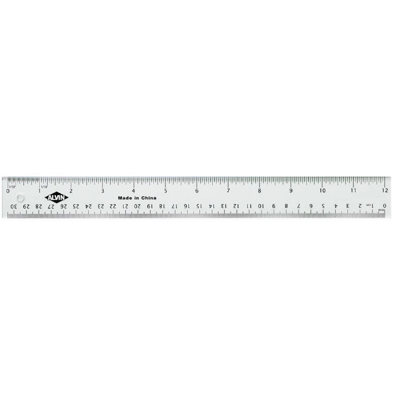 Clear Acrylic Ruler - T40-12