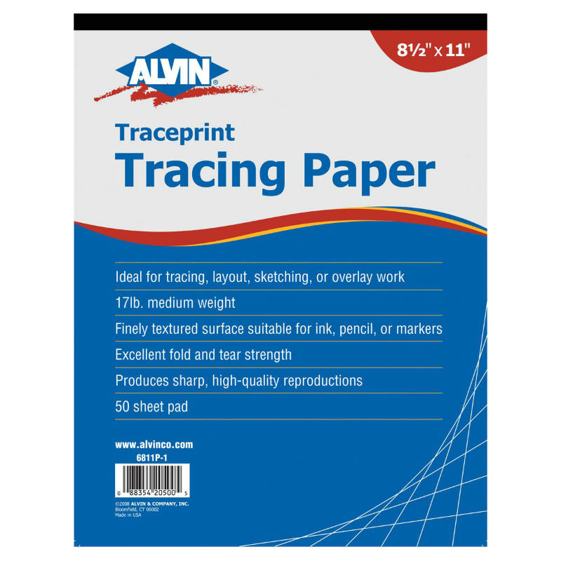 Traceprint Tracing Paper Drafting Paper and Drawing Media, Tracing Paper