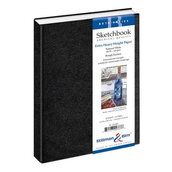 5.5" x 8.5" Beta Series Hardbound Sketchbook 