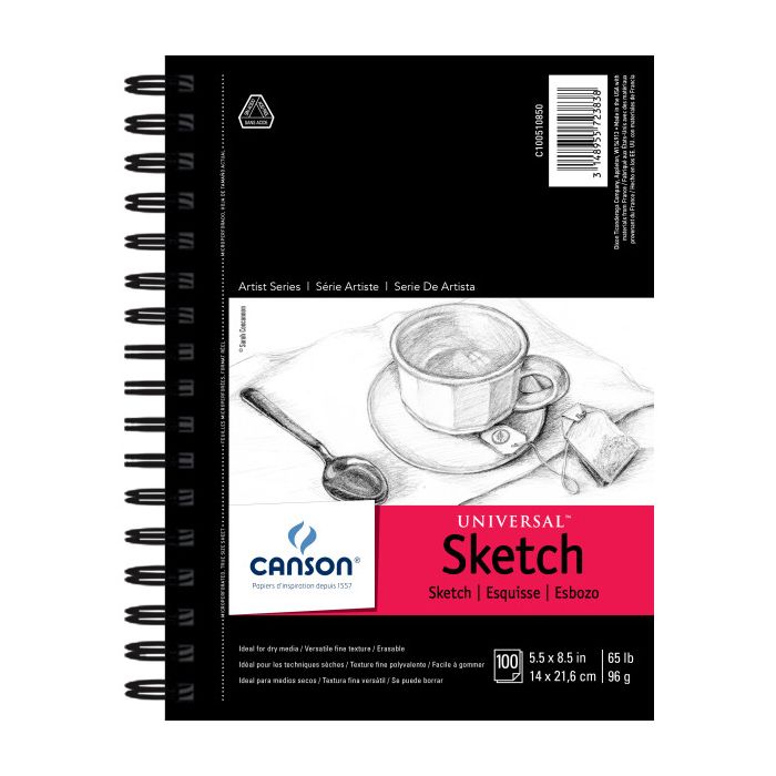 Universal Heavy-Weight Sketch Pad Drafting Paper and Drawing Media, Sketchbooks and Sketch Pads, Sketch Pads