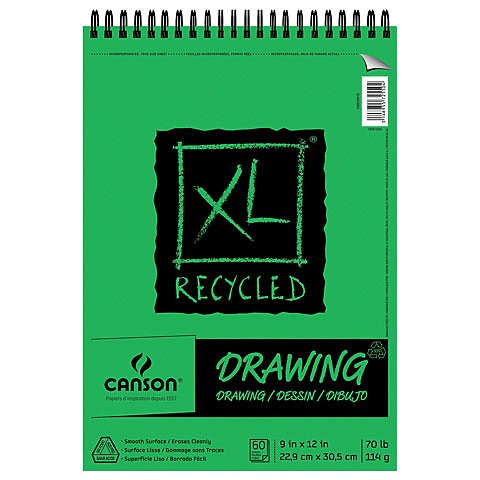 XL Recycled Wirebound Drawing Pad