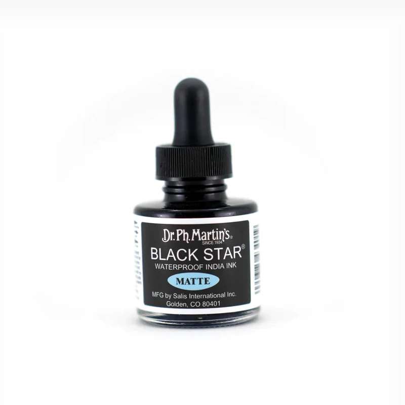Black Star India Ink - Matte 