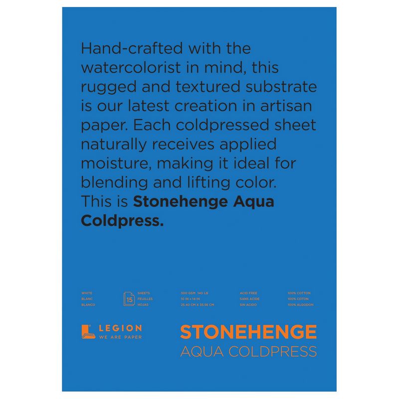 Stonehenge Aqua Watercolor Blocks - Cold Press
