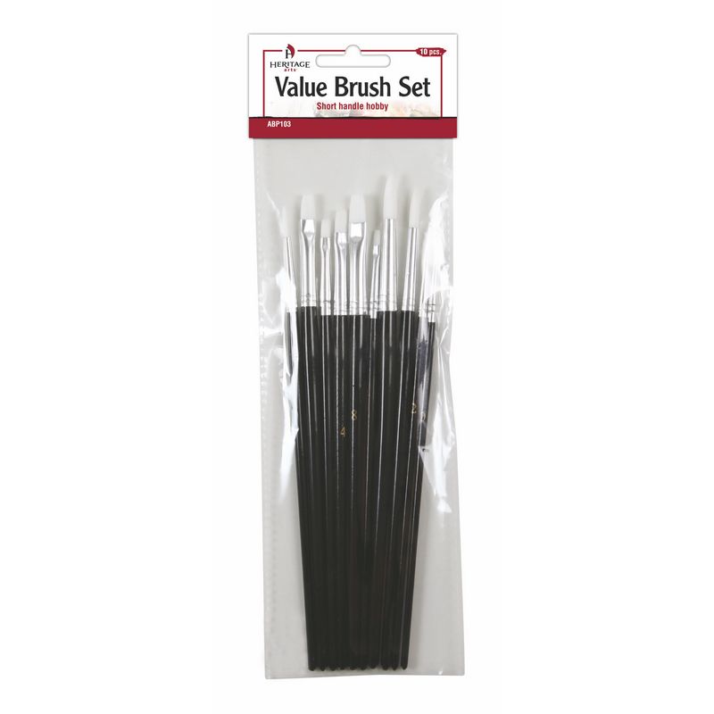 Value Brush Set - Short Handle Hobby - ABP103