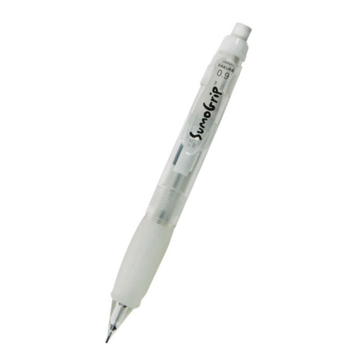 Sakura Sumo Grip Comfort Grip Mechanical Pencil, 0.5mm, Clear Barrel, Pack  of 1