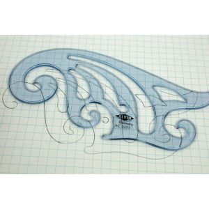 Alvin Drafting French Curve in use
