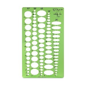 alvin Drafting Ellipse Template