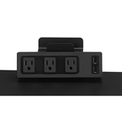 Clamp-on Outlet/USB Hub 
