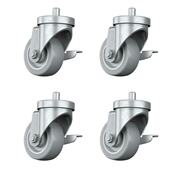 Fab-Lab Bench Casters - Set of 4 