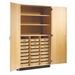 Tote Tray and Shelf Storage Cabinet - 351-4822K
