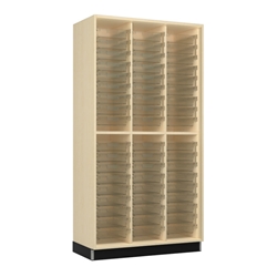 Tall Open Tote Storage Cabinet 