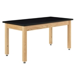 Perpetulab Adjustable-Height Table - Solid Phenolic Top 