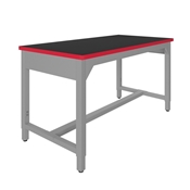Fab-Lab Adjustable-Height Workbench with Chemguard Worksurface 