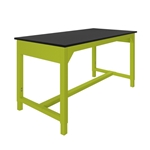 Fab-Lab Adjustable-Height Workbench with Phenolic Worksurface 