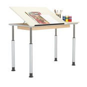 DEW Exclusive - Portable Drafting Board with Alvin Paral-Liner #XBK36-DEW -  DEW Office Furniture