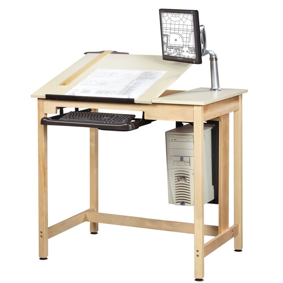 Diversified Woodcrafts 30 X 42 Computer Drafting Table Cdtc 70