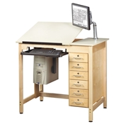 30" x 42" Student Computer Drafting Table 