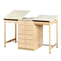 Two-Station Student Drafting/Drawing Table