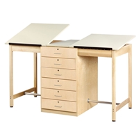 Two-Station Student Drafting/Drawing Table 