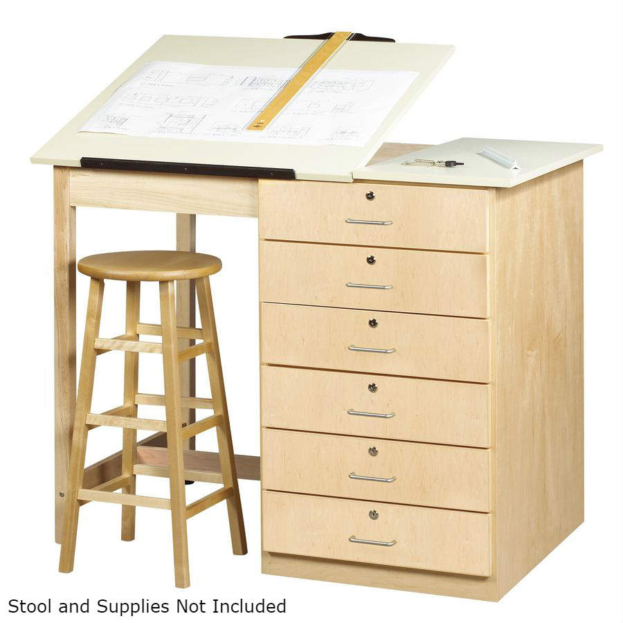 Diversified Woodcrafts Drafting Supply Cabinet, 24-Student - Midwest  Technology Products