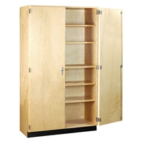 48"W Tall Storage Cabinet with Doors 