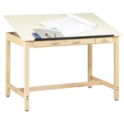 37.5" x 60" Instructor Drafting Table 