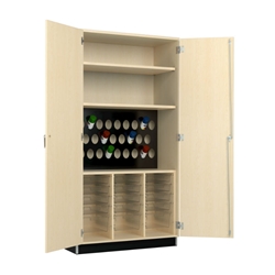 Dryden Art Canvas Storage Rack and Frame Keeper- 33 x 25.5 x 30.5 -  White 