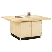 Forum Fixed 4-Station Wood Workbench 