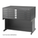 20" Flat File Base with Bookshelf for 4994 - 4975BL