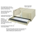 5-Drawer Steel Flat Files - 4994BLR