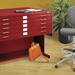 20" Flat File Base with Bookshelf for 4998 - 4979BL