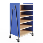 Whiffle Mobile Shelf Storage Cart 