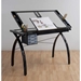 Futura Drafting and Craft Table in Black - 10072