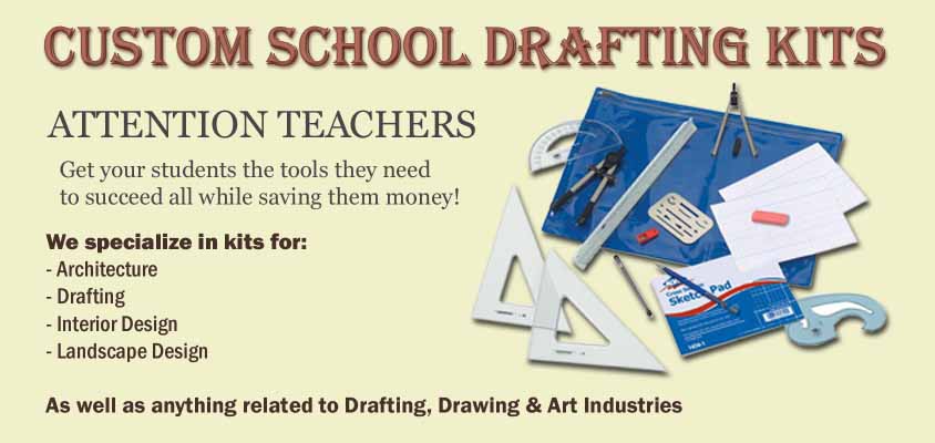 Custom Drafting Kits for Schools